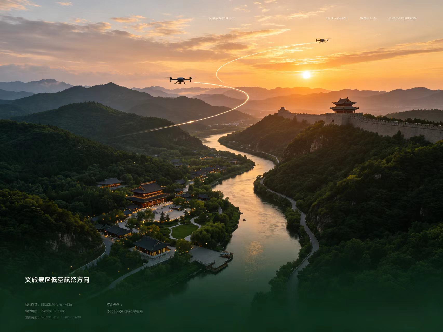 文旅景区低空观光